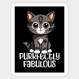 Purrfectly Fabulous Sticker